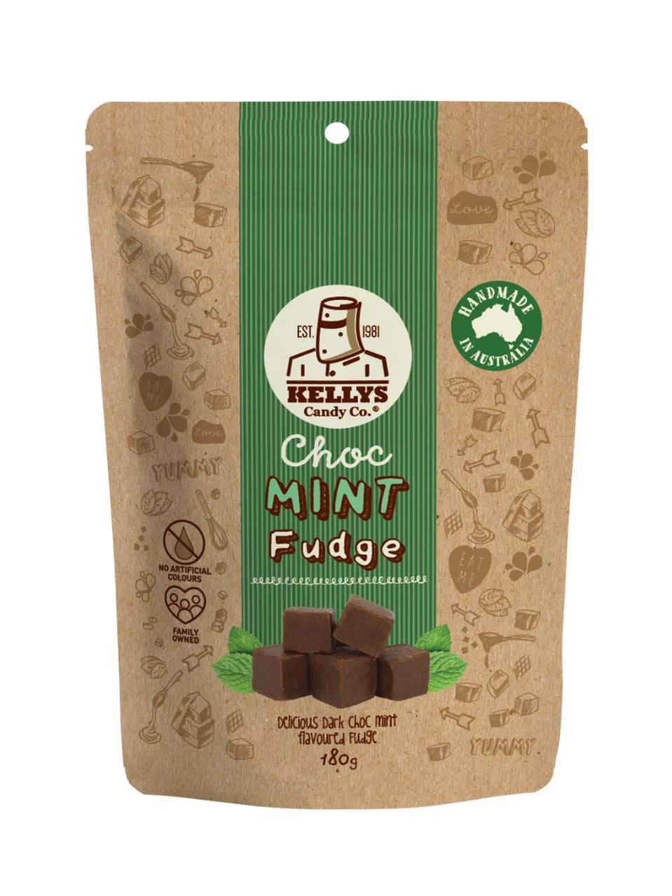 Choc Mint Fudge - Pouch 180g