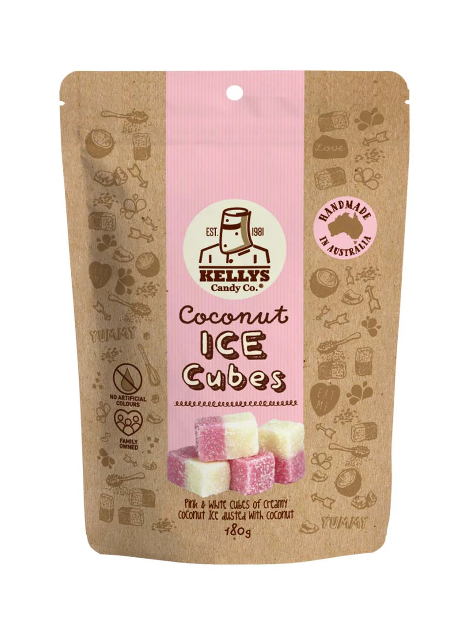 Coconut Ice Cubes - Pouch 180g